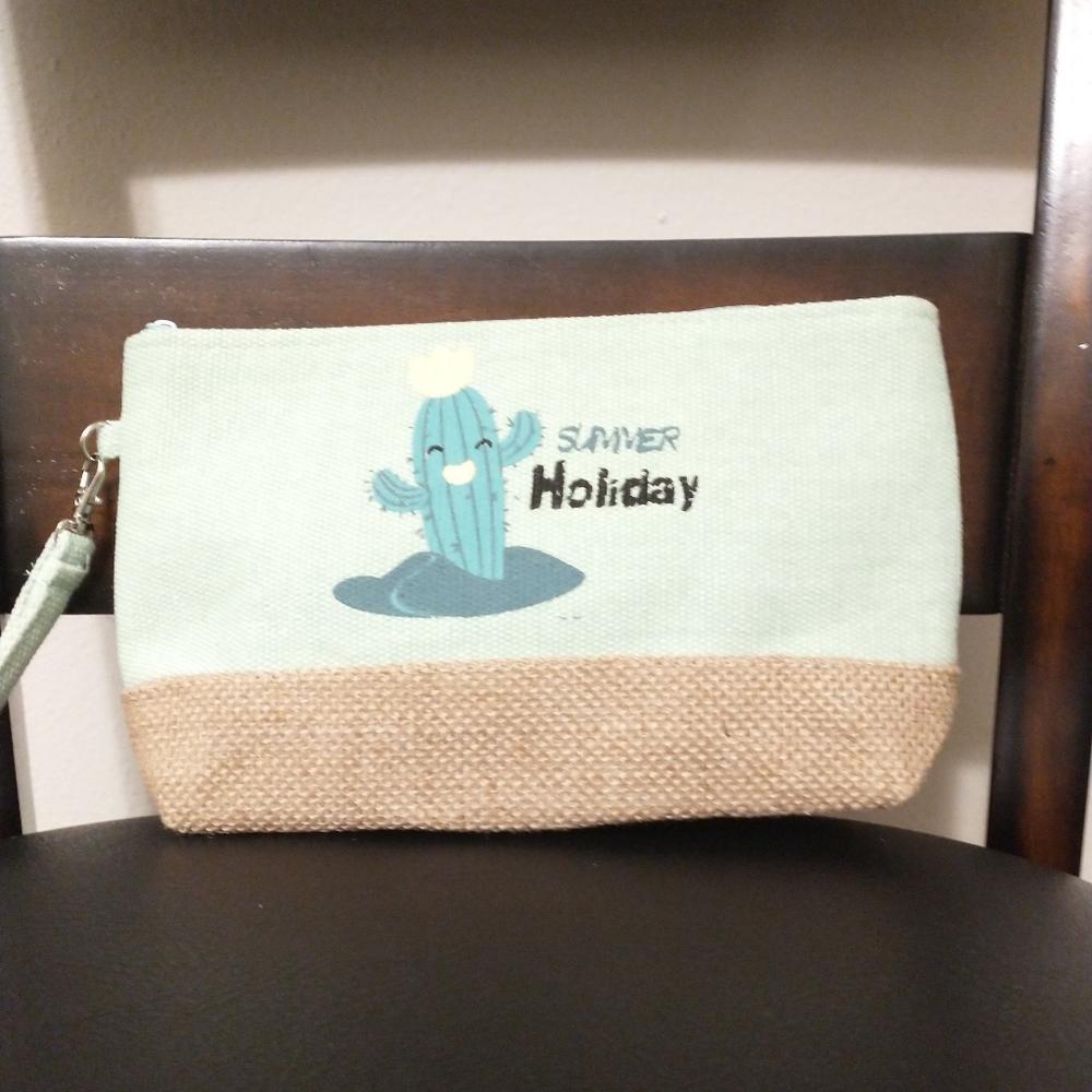 Summer holiday makeup bag